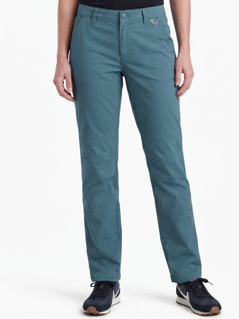 KUHL Splash Straight Hiking Pants Blue Green Women’s Size 14 Short 14S 29x32